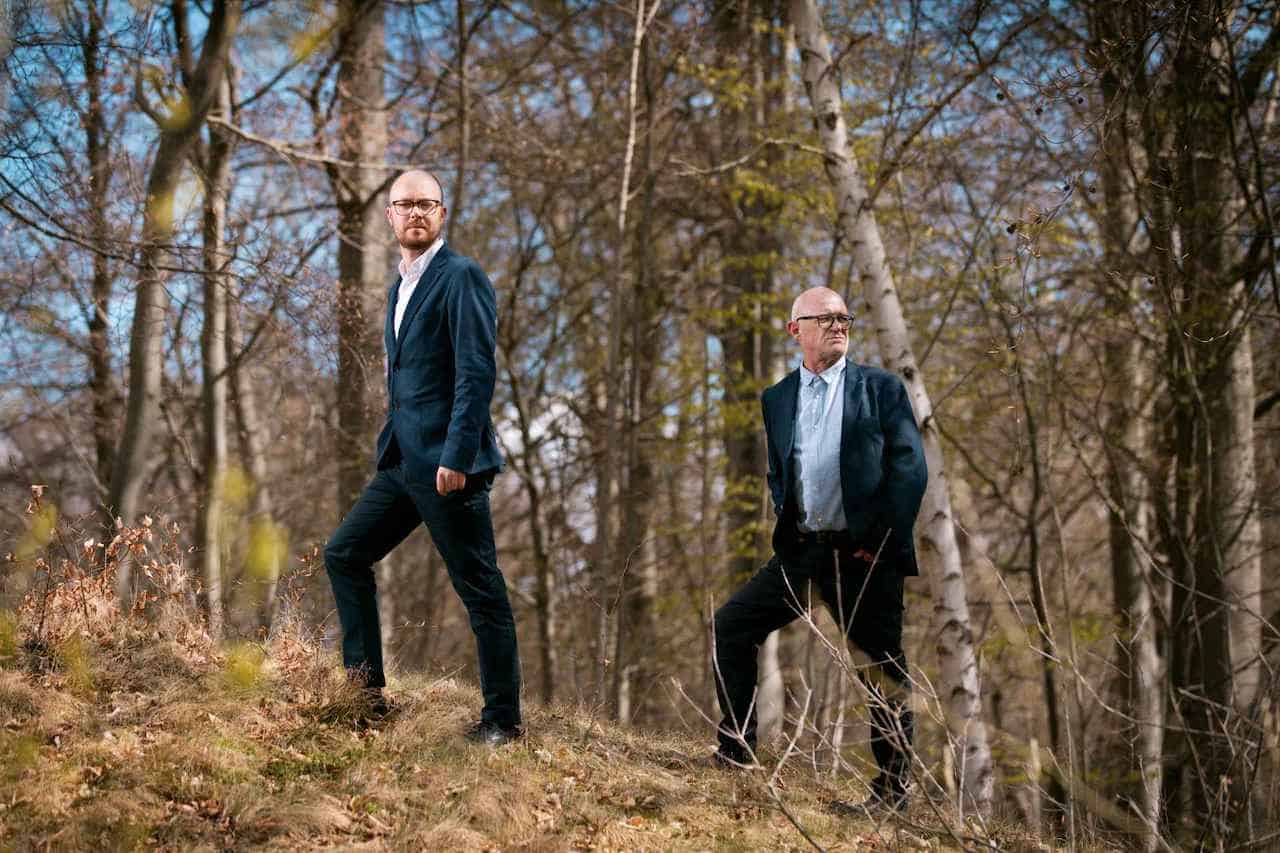 Fra venstre Tobias Johnsen og Ole Grøndahl Hansen.
